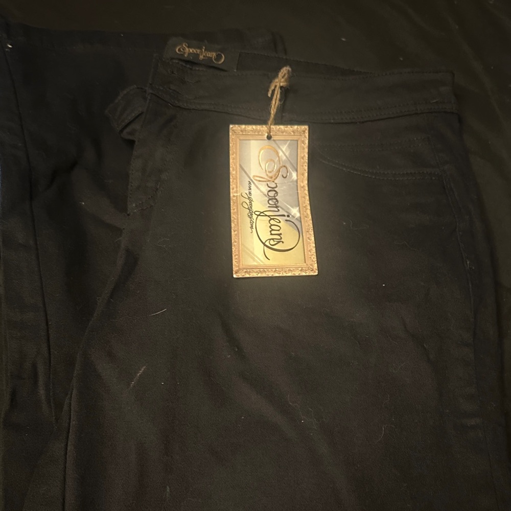 Spoon Jeans Women's Black Straight Leg Jeans